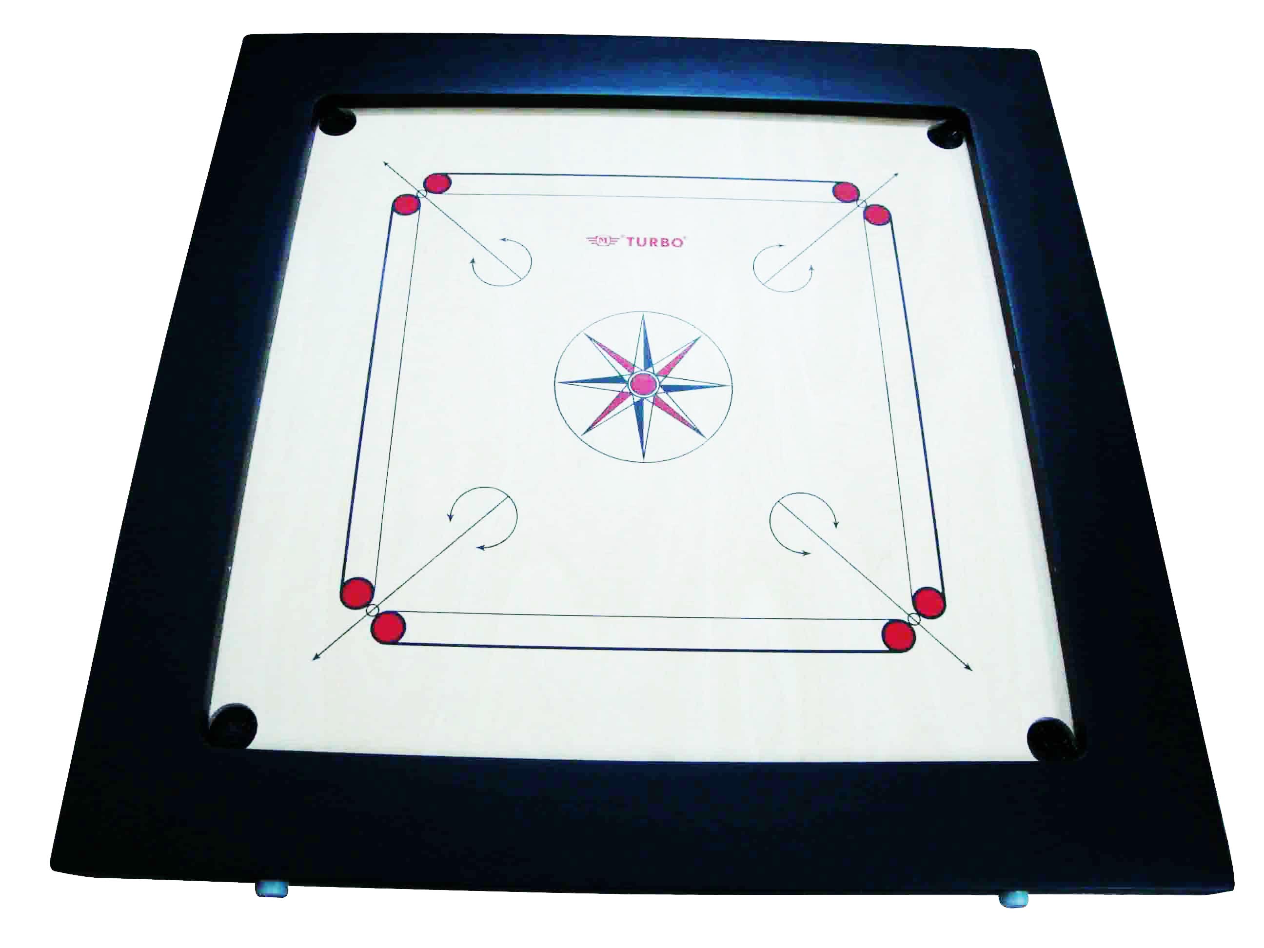 Carrom Board Tournament With Black Border